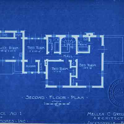 Residence No. 1 Second Floor Plan