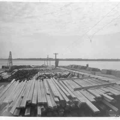 Cummer Lumber Company yard, 1910s.