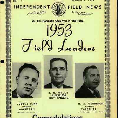 Independent Field News Magazine. March 1, 1954.
