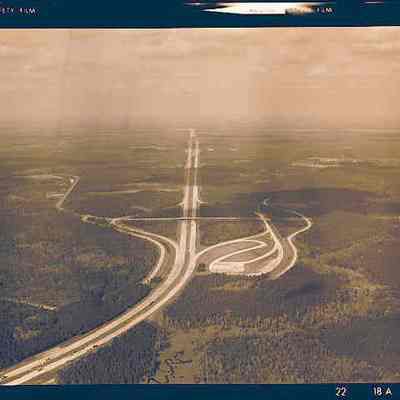 Aerial I-95 and St. Marys Road