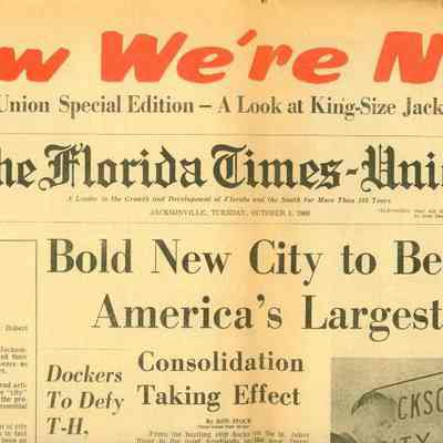 Jacksonville Consolidation Newspaper