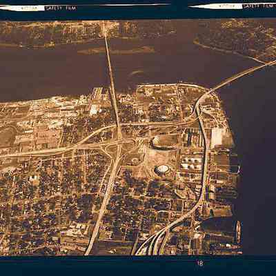 Aerial- Downtown- Gatorbowl area