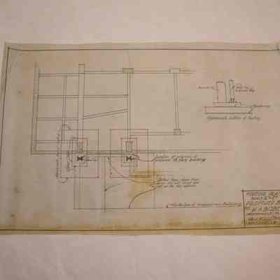 Detail of footing plan
