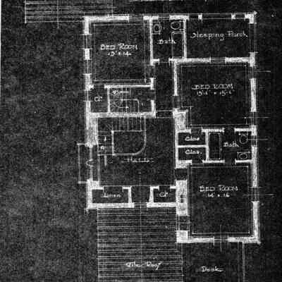 Residence No. 2 Second Floor Plan