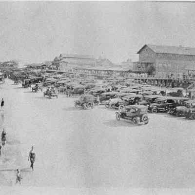 Scene at Pablo Beach from Recreation Pier