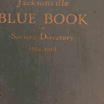 Jacksonville blue book or society directory 1914-1915