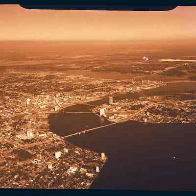 Aerial- Downtown Jax