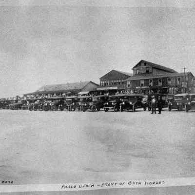 Pablo Beach Front of Bath Houses