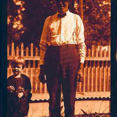 Young Helen with unidentified neighbor