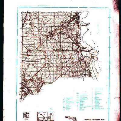Clay County Road Map