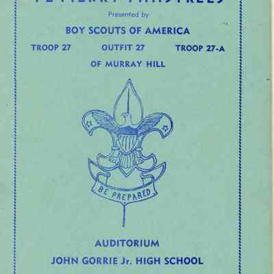Third Annual "Ye Merry Minstrels" Presented by Boy Scouts of America