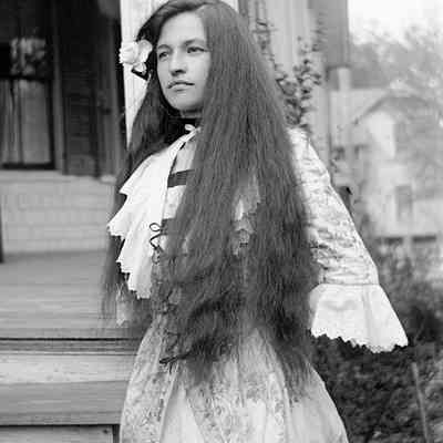 Leah Mary Cox photograph of a woman with long hair