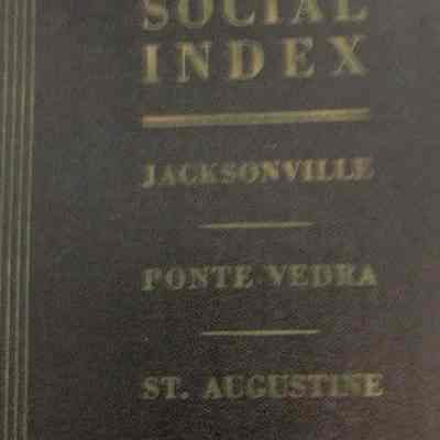Social index of Jacksonville, Ponte Vedra, St. Augustine and vicinity.