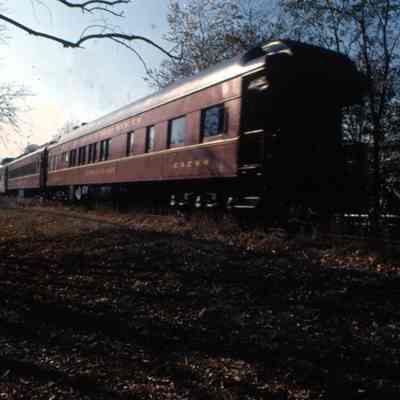Observation Car at Ostego Lake Excursion Train