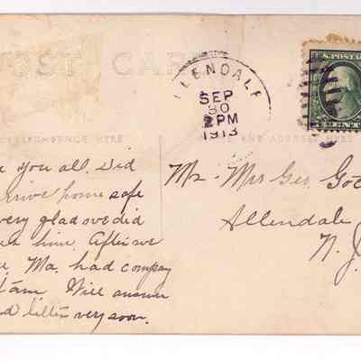 004 Back of Fisher postcard photo 1: Origsize: 11x16; Origformat: Other