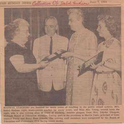 Alta Young and Isabel Hudson Retirement