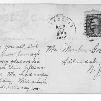 005 Back of Fisher postcard photo 2: Origsize: 11x16; Origformat: Other