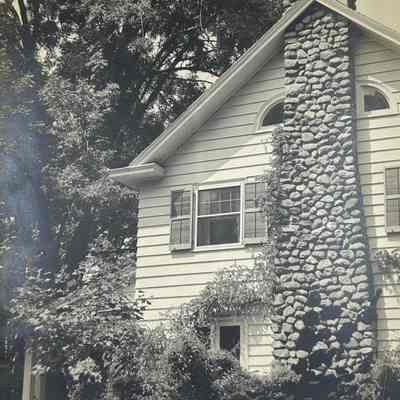 A picture of the side of the house