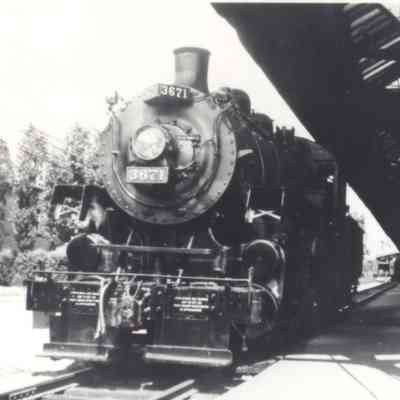 Engine #3671 in Montreal, Windsor, Canada