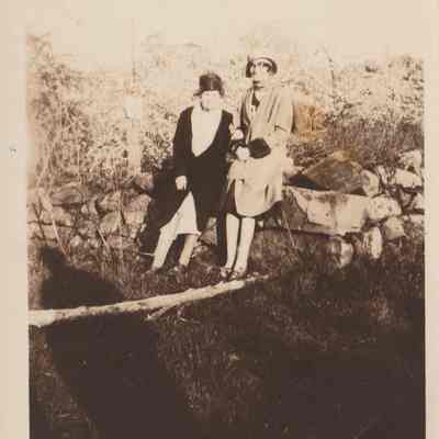 Alta Marie Young with her mother