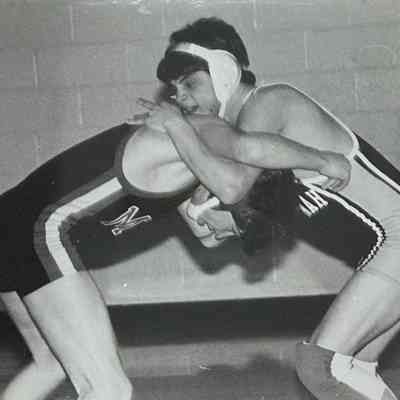 Wrestling Match Mahwah High School 1987