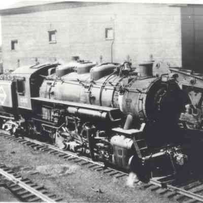 Erie #205 from atop a boxcar