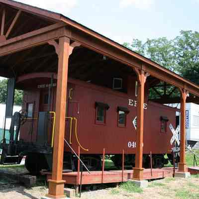 Dedication of the Caboose Shed