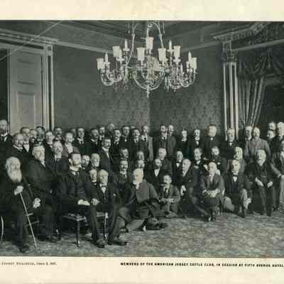 photo of American Jersey Cattle Club at Fifth Ave. Hotel, May 5, 1897