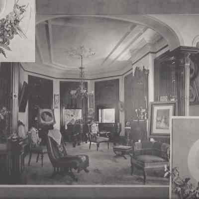 Partial photograph composite parlor