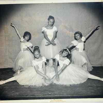 Darlington School of Ballet: students in costume, 1966-67 Season