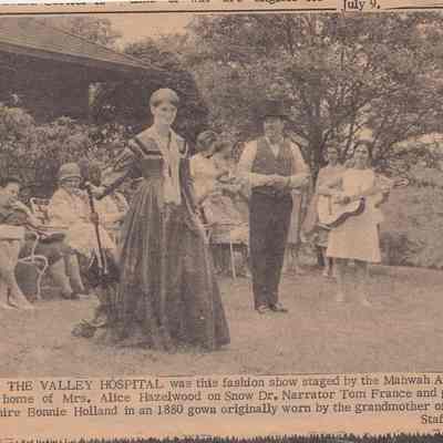 Costumed Performers at Alice Hazelwood's House