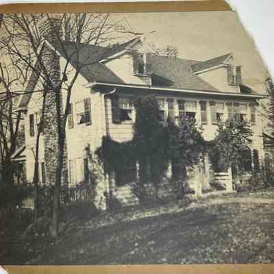 A photo of the front of the house