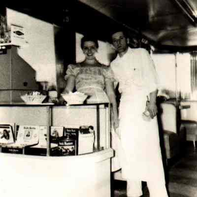 John Pal Dezurney and Daughter at Pal's Diner