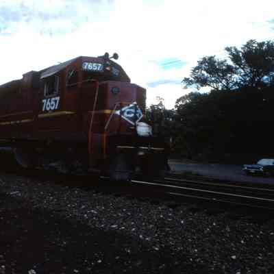 Conrail #7657 at Lehigh Valley