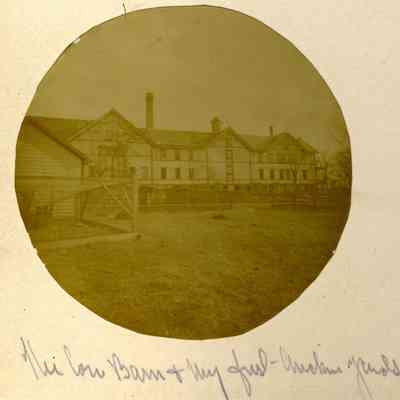Cow Barn and Chicken Yard on the Havemeyer Estate