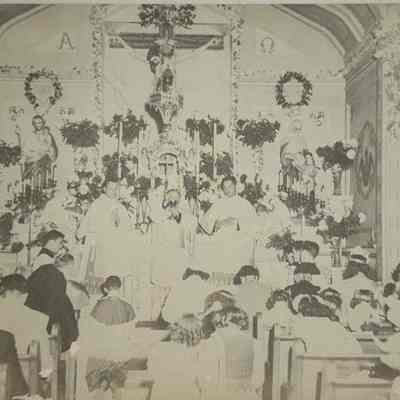A priest giving a speech