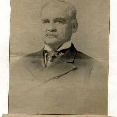 newspaper photograph of Alfred B. Darling