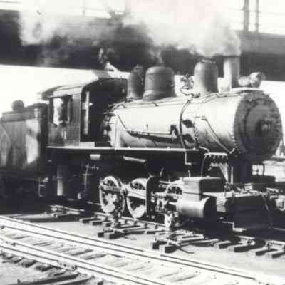 Erie #91 posed Port Jervis, NY