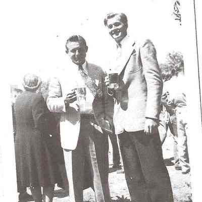 Walter Rozasnki Jr. (on right)