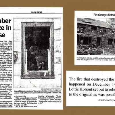 Kohut House Fire Panel