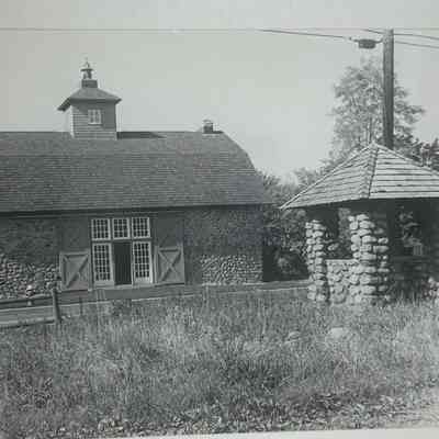 A photo of the Old Pelz Barn and water well, which was refurbished a couple of years ago. Photo was taken October 18th, 1995