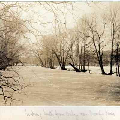 Looking South from the Bridge over Ramapo River