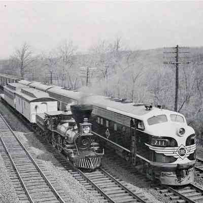 Erie Centennial Train at Mahwah, NJ