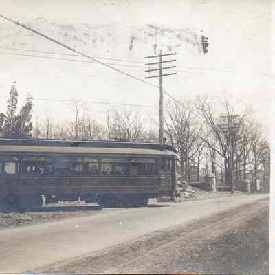 Paterson Trolley on Franklin Turnpike, Mahwah, NJ 1915?