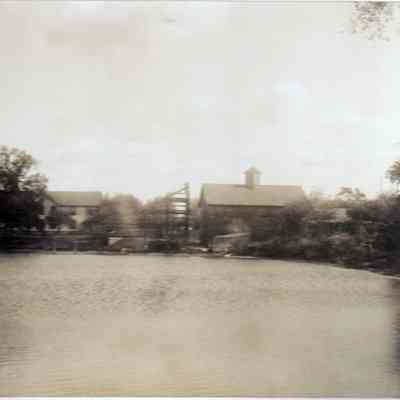 Ice House and Ladder and Pond