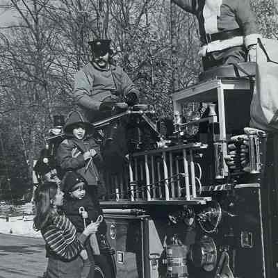 People in the photo include: Ed Plicinski, Jason Fraler, Sandra Royle, Sean Royle, and the driver Rob Franzetti