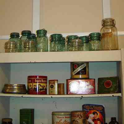 Mason Jars from the 1970s.