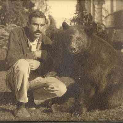 Roland Minturn Mayer with Pete the Bear