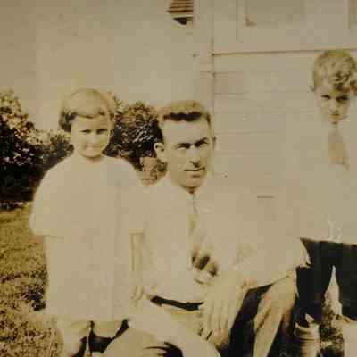 Clarence Wanamaker with Virginia and Francis Furman