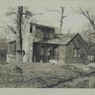 The front of the house in the 1920s